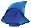 Cachet Poisson Bleu cap-ferrat - Cadeau Lalique